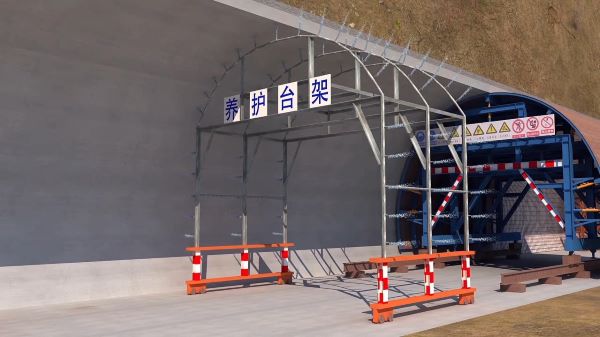 固始县隧道施工动画制作公司 - 隧道施工工艺和施工方法 - 隧道施工汇报动画视频 - bim 工程施工动画